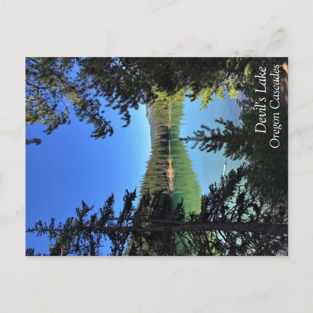 Devil's Lake, Oregon Postcard (Front)