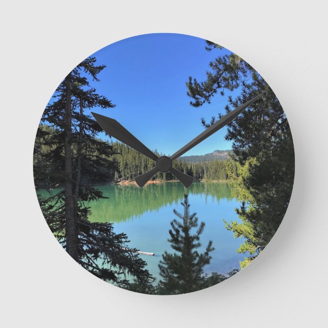 Devil's Lake Round Clock (Front)