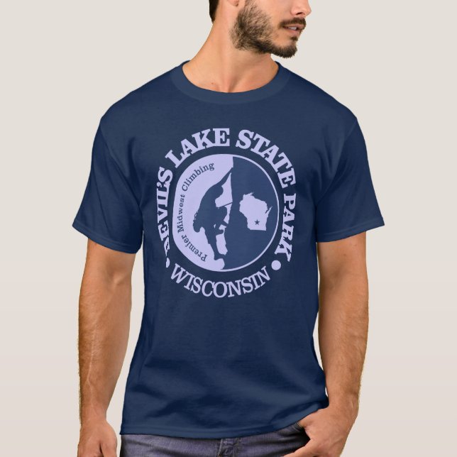 Devil's Lake State Park (climbing) T-Shirt (Front)
