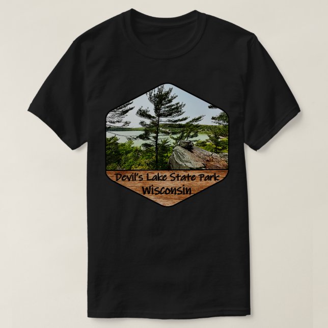Devils Lake State Park in Wisconsin T-Shirt (Design Front)