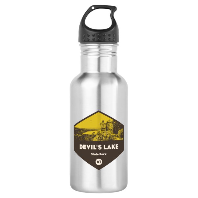 Devil's Lake State Park Wisconsin 532 Ml Water Bottle (Front)