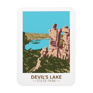 Devil's Lake State Park Wisconsin Devils Doorway Magnet