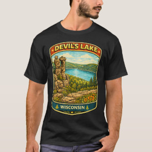 Devil's Lake State Park Wisconsin Hiking Family T-Shirt