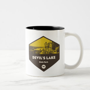 Devil's Lake State Park Wisconsin Two-Tone Coffee Mug