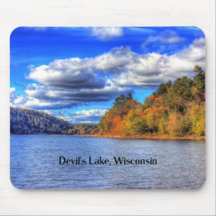 Devil's Lake, Wisconsin Mouse Mat