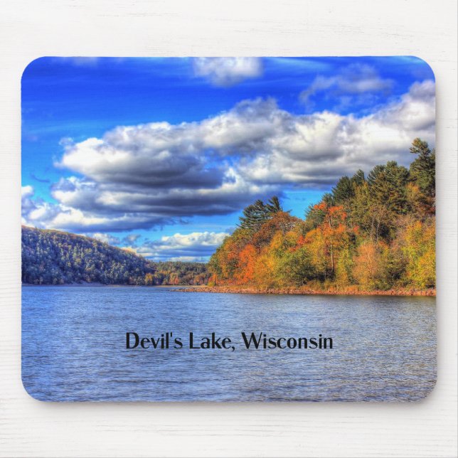 Devil's Lake, Wisconsin Mouse Mat (Front)