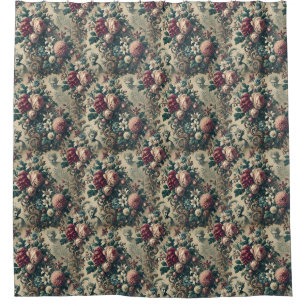 Devils of Dandy – Gothic Victorian Shower Curtain
