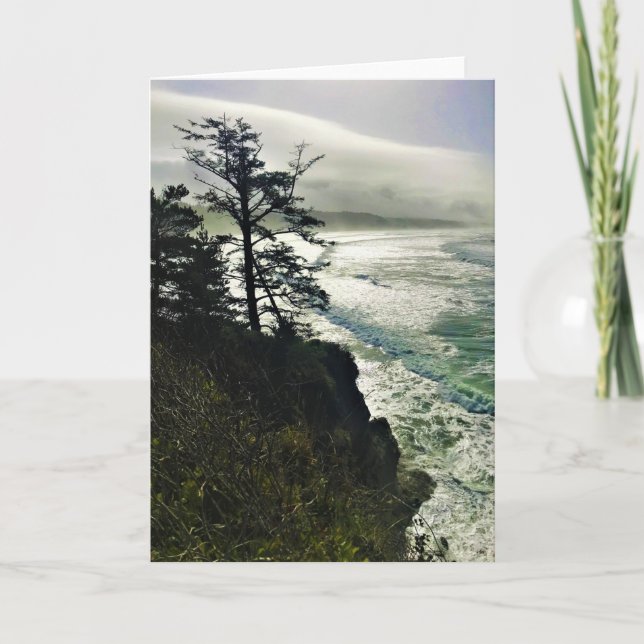 Devil's Punchbowl State Park, Newport, Oregon Card (Front)