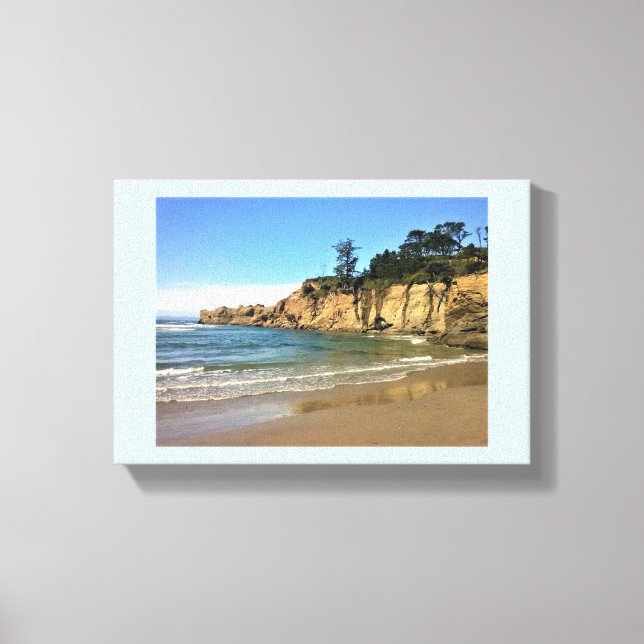Devil's Punchbowl State Park, Oregon Canvas Print (Front)