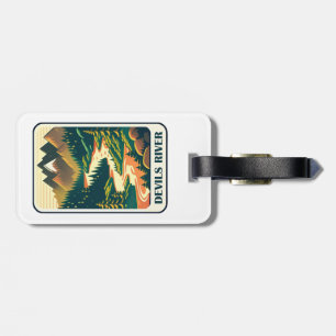 Devils River Texas Colours Luggage Tag