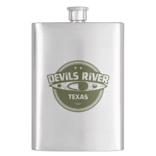 Devils River Texas Kayaking Hip Flask