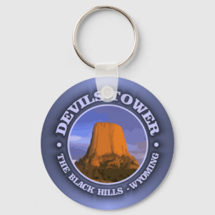 Devils Tower 3 Key Ring