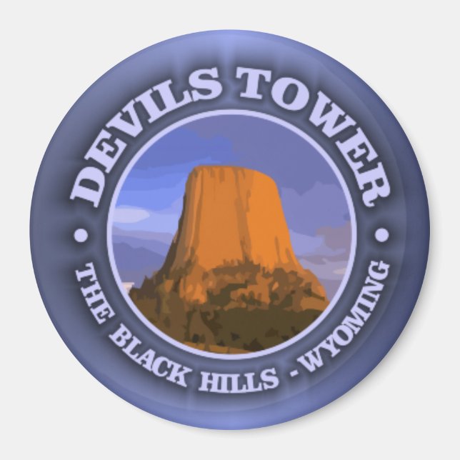 Devils Tower 3 Magnet (Front)