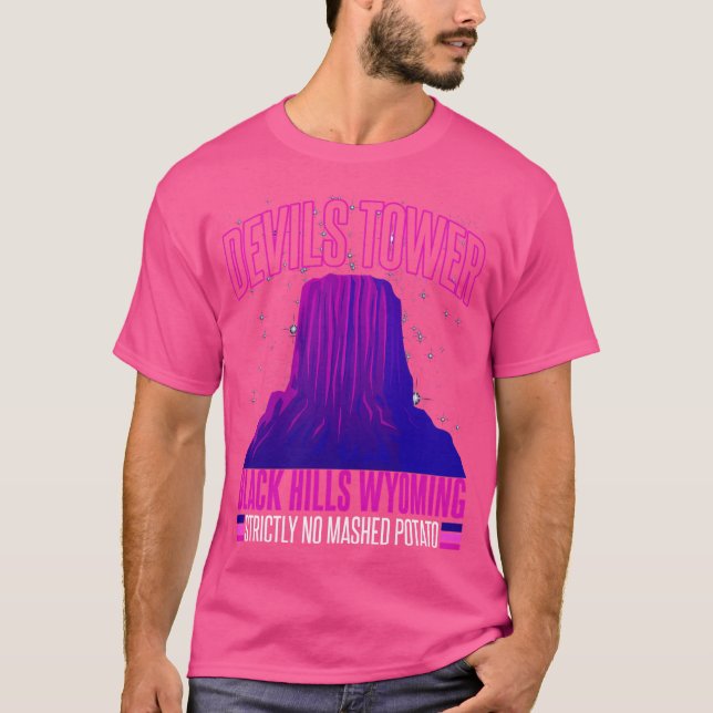 Devils Tower Black Hills Wyoming T-Shirt (Front)