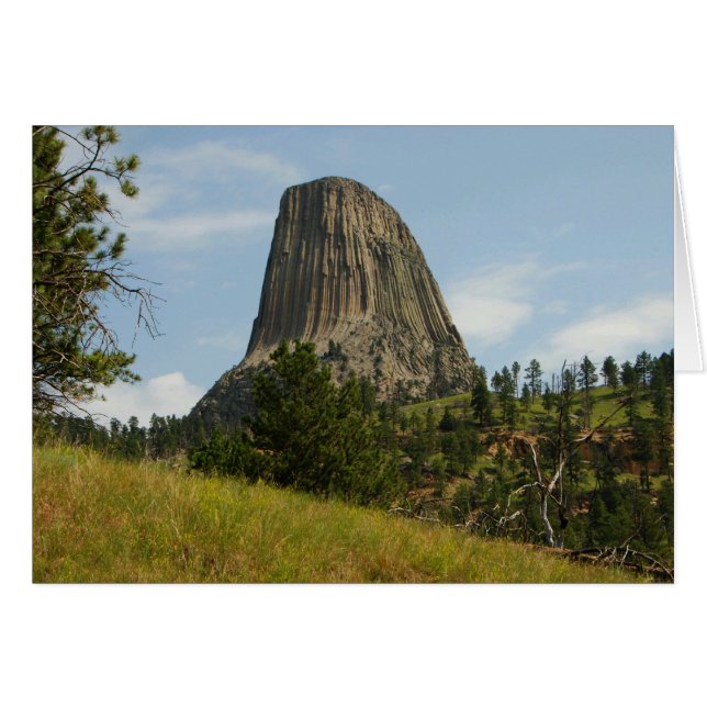 Devils Tower Blank Card (Front Horizontal)