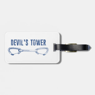 Devil's Tower Climbing Quickdraw Luggage Tag