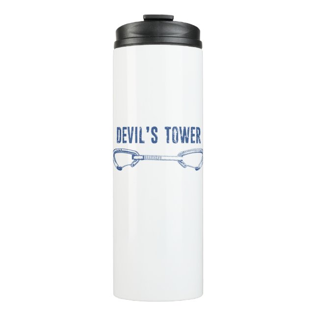Devil's Tower Climbing Quickdraw Thermal Tumbler (Front)