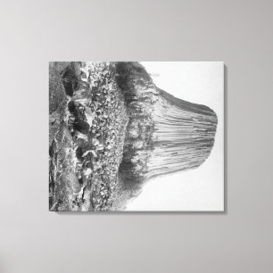 Devil's Tower from the West with Fallen Canvas Print