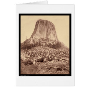 Devil's Tower from West Side WY 1890