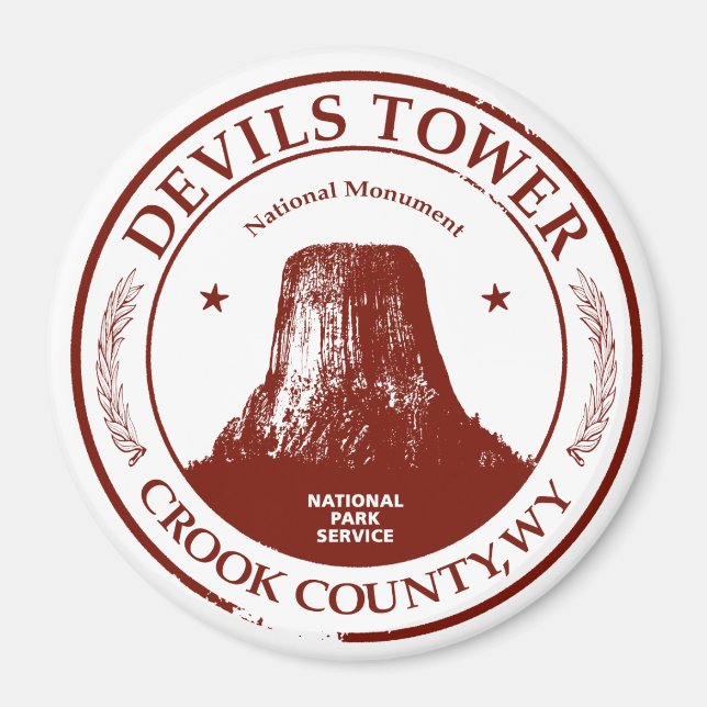 Devils Tower Magnet (Front)