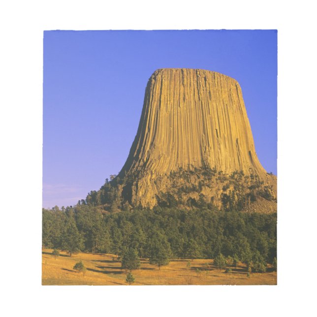 Devils Tower National Monument in Wyoming Notepad (Front)