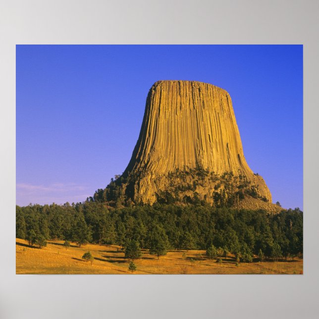 Devils Tower National Monument in Wyoming Poster (Front)
