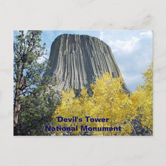 Devil's Tower National Monument Postcard (Front)