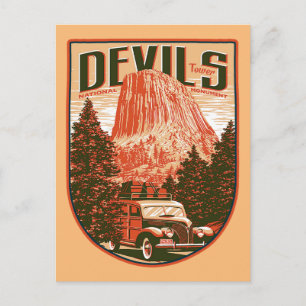 Devils Tower National Monument Postcard
