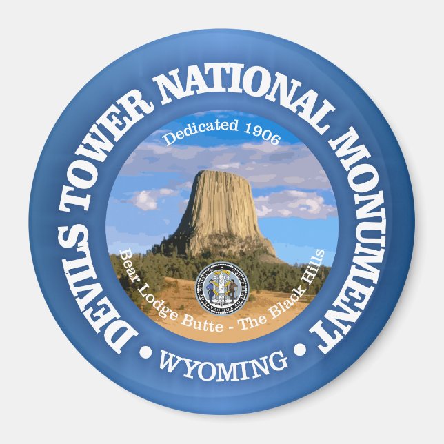 Devils Tower (NM) Magnet (Front)