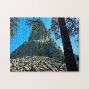 Devils Tower South Dakota. Jigsaw Puzzle