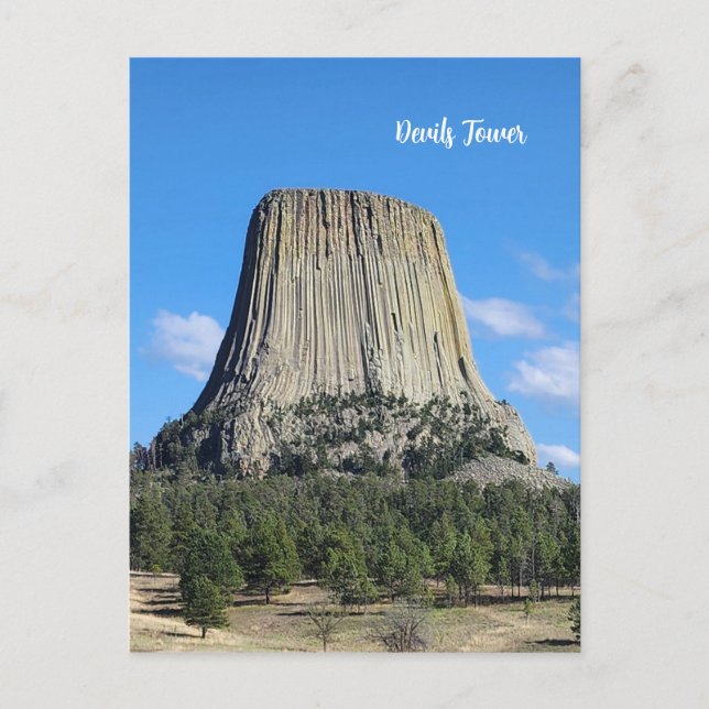 Devils Tower wishes Postcard (Front)