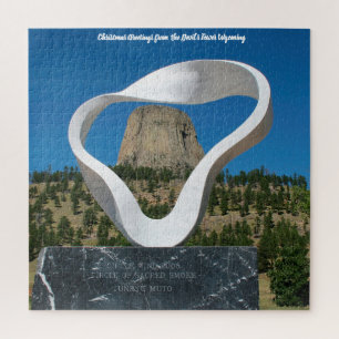 Devil's Tower Wyoming. Jigsaw Puzzle