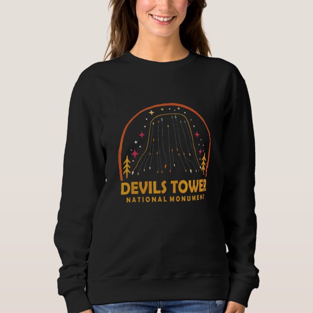 Devils Tower Wyoming Mountain National Monument Hi Sweatshirt (Front)