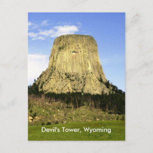 Devil's Tower, Wyoming Postcard