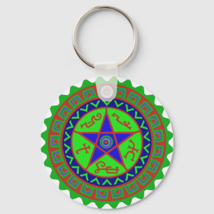 Devil's Trap Key Ring