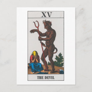 deviltarot postcard