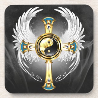 Devine Egyptian Gold Yin Yang Symbol