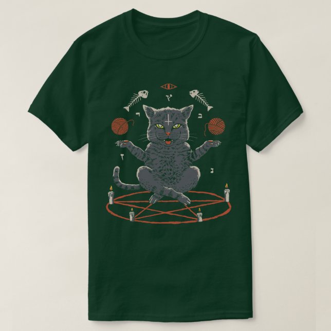 Devious Cat  T-Shirt (Design Front)