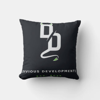 Devious Developments - Est. 2026 Throw Pillow