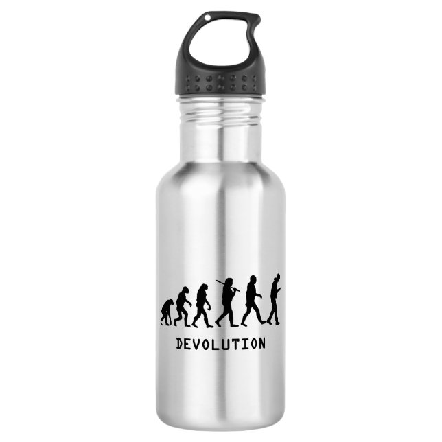 Devolution Cell Phone 532 Ml Water Bottle (Front)