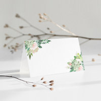 DEVON Blush Floral Succulent Greenery 