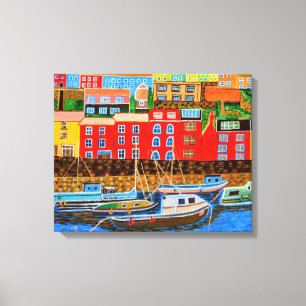 Devon Brixham canvas  Print