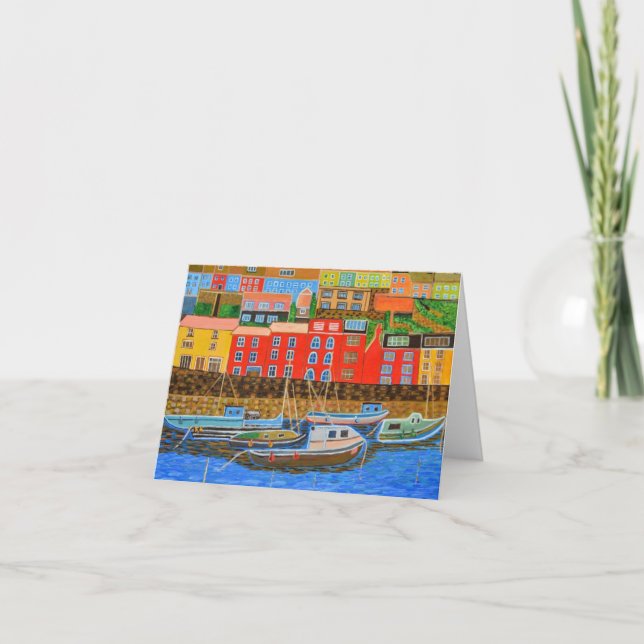 Devon Brixham greeting card  (Front)