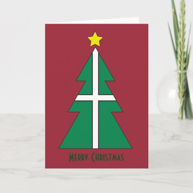 Devon Christmas Tree Card (Front)