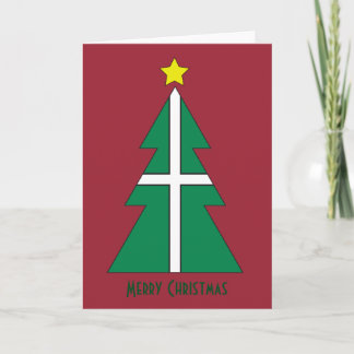 Devon Christmas Tree Card
