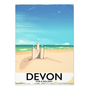 Devon, England for a holiday. Photo Print