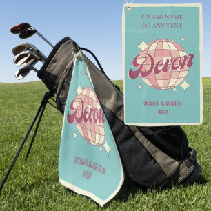 Devon England UK british golfing golfer Golf Towel