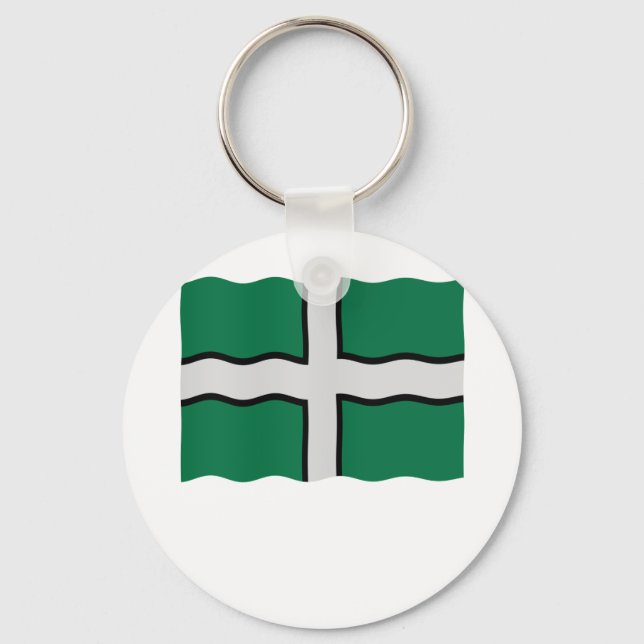 Devon flag key ring (Front)