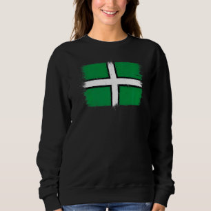 Devon Flag Plymouth Argyle St Petrocs Cross Dreckl Sweatshirt