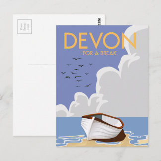 Devon for a break postcard